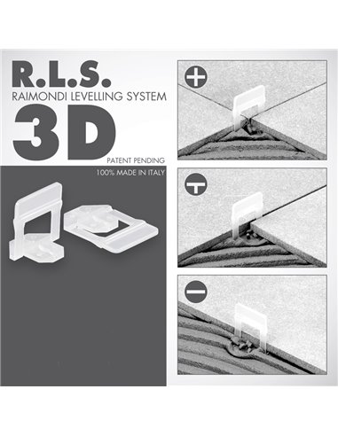 RAIMONDI BASE 3D H.12 PER DISTANZIATORI LIVELLANTI